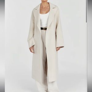 Dissh Matilda Bone Wool Felt Coat
